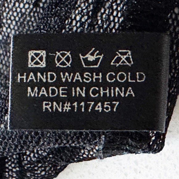 La Perla Black Mesh Storage Bag - Picture 4 of 5